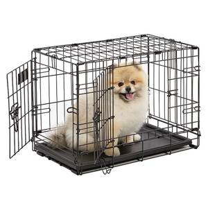 lot 20288 image: MidWest Double Door iCrate Metal Dog Crate, 22