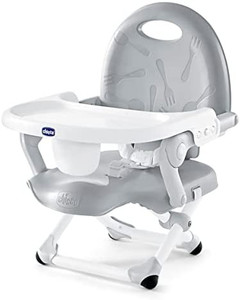 lot 20297 image: Chicco Pocket Snack Booster Seat, Grey