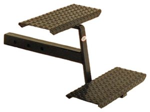 lot 20303 image: CR Brophy Machine Works RHS2 Black Receiver Hitch Stair with Two Step