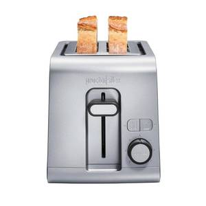 lot 20322 image: Proctor Silex Toaster Wide slot 2-slice, (silver)