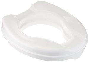 lot 22316 image: Homecraft Savanah Raised Toilet Seat, 4 High Elevated Toilet Seat Locks Onto Standard Toilets, Portable Assistance Commode Seat with Sturdy Brackets, Medical Aid for Elderly, Disabled, Limited Mobility