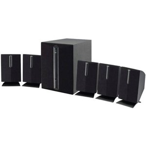 lot 22319 image: GPX HT050B 5.1-Channel Home Theater Speaker System