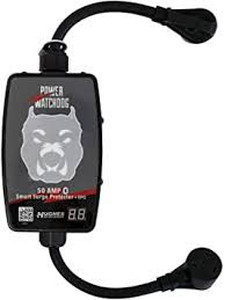 lot 22348 image: Hughes Autoformers Power Watchdog Smart Bluetooth Surge Protector Plus EPO with Auto Shutoff - 50 Amp Portable Version