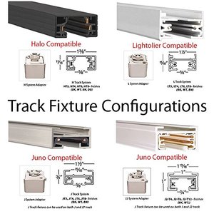 lot 22359 image: WAC Lighting H-LED009-35-WT Framing Projector LED Low Voltage Track Fixture, White