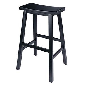 lot 22375 image: Winsome Satori Stool, 29, Black