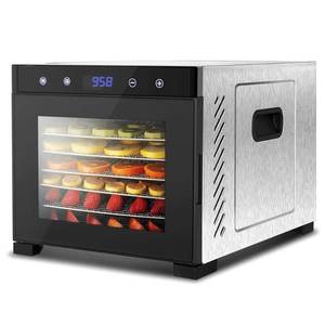 lot 22377 image: NutriChef Electric 600 Watts Countertop Food Dehydrator with 6 Trays, Silver