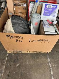 lot 99997 image: Mystery Pallet, Includes damaged products, returns, and items that did not sell at auction or were not picked up SOLD AS IS NO RETURNS