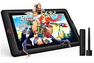 lot 1687 image: $$ XP-PEN Artist15.6 Pro 15.6 Inch Drawing Pen Display Graphics Monitor Full-Laminated Technology Drawing Monitor with Tilt Function and Red Dial (8192 Levels Pen Pressure, 120% sRGB) - Retail $360
