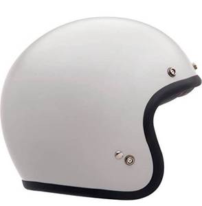 lot 1698 image: Bell Custom 500 Helmet (Gloss Vintage White - Medium)
