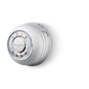 lot 4735 image: Honeywell Home The Round Mercury Free Thermostat for Both Heating & Cooling Systems