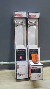 lot 4766 image: Lot of Delta Chamberlain 18 Towel Bars and One Hook