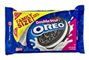 lot 12500 image: NABISCO OREO COOKIES DOUBLE STUF 1 lb - Lot of 2