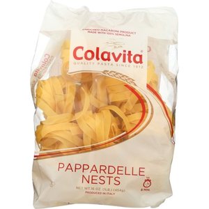 lot 12501 image: Colavita Pappardelle Nest Pasta, 16 Ounce - Lot of 5