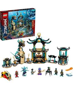 lot 11597 image: LEGO NINJAGO Temple of The Endless Sea 71755 Building Kit Underwater Playset Featuring NINJAGO Kai and Snake Toy New 2021 (1,060 Pieces)