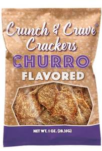 lot 12502 image: Crunch & Crave Churro Crackers, 1 Ounce, 160 Count -