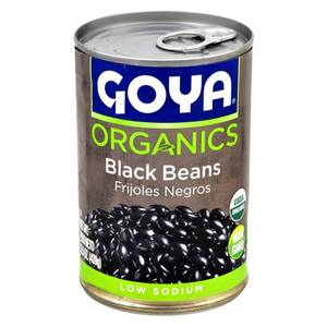 lot 12503 image: Goya Organic BLACK BEANS -Case of 24