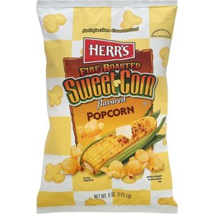 lot 12518 image: Herrs Fire Roasted Sweet Corn Popcorn, 6 Oz. - Lot of 6
