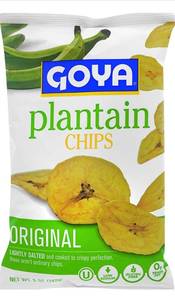 lot 12530 image: Goya Foods Plantain Chips, Original, 5 Ounce Pack of 12 - Lot of 2