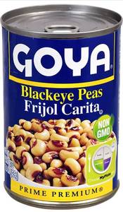 lot 12534 image: Goya Foods Blackeye Peas, 15.5 Ounce (Pack of 24)