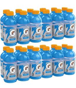 lot 12544 image: Gatorade Thirst Quencher Sports Drink, Cool Blue, 12 Ounce, 24 Bottles