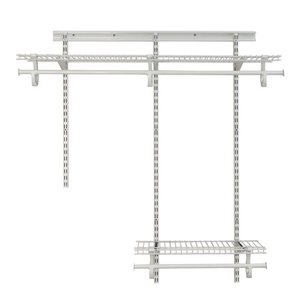 lot 13447 image: Closetmaid Shelftrack 2- 4 Wide Closet System Kit