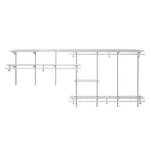 lot 13449 image: Closetmaid Shelftrack 7- 10 Wide Closet System Kit