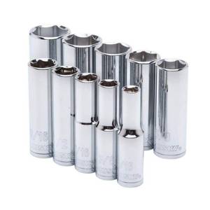 lot 16719 image: Husky 38 in. Drive Deep SAE Socket Set (10-Piece)