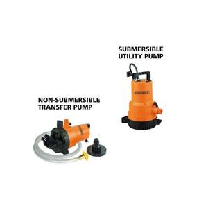 lot 16726 image: Everbilt 14 HP 2-in-1 Utility Pump