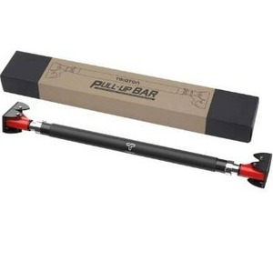 lot 100588 image: Tikaton Pull Up Bar for Doorway, Heavy Duty Steel Construction, Upper Body Workout, Fitness Exercise Equipment Home Gym, Steel Locking Mechanism with NO Screws