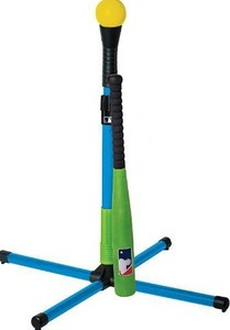 lot 100591 image: Franklin Sports Youth Batting Tee - Adjustable Height Plastic Training Tee for Kids  Toddlers - 23 to 33 Inches