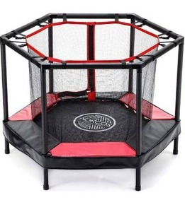 lot 100629 image: AOKCOS 48�� Trampoline for Kids, Mini Toddler Trampoline with Foam Handle, Indoor & Outdoor Play Exercise Bounce with Safety Padded Cover for Jump Sports, RT122