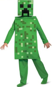 lot 100652 image: Minecraft Creeper Jumpsuit Classic Child Costume