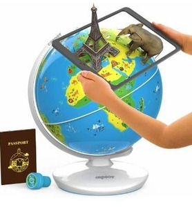 lot 100660 image: PlayShifu - Orboot Earth (App Based) - Educational AR Globe with 400 Wonders  STEM Toy Gift For Kids 4-10 Years  Works with iPads, iPhones, Android tabletsphones (No Borders, No Names On Globe)