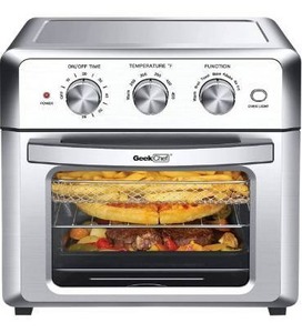 lot 100698 image: Geek Chef GT018 19-Quart Countertop 6-in-1 Oven