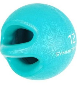 lot 100702 image: Smart Body Symmetry Ball - Patented Dual Handled Medicine Ball for Core Strength