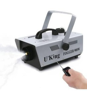 lot 100722 image: Fog Machine, UKing 900W Smoke Machine with 1 Wired Receiver and 1 Wireless Remote Control is the Best Choice for Weddings, Halloween, Parties and Stage to Add Ambience