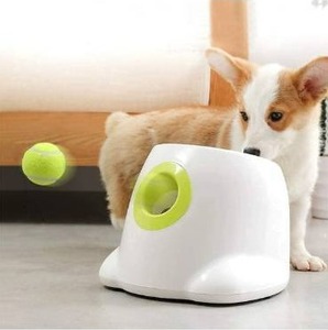 lot 100754 image: All For Paws Dog Ball Launcher Automatic,Automatic Ball Launcher for Dogs,Ball Thrower for Dogs,Dog Toys Interactive,Includes 3pcs Tennis Balls for Dogs