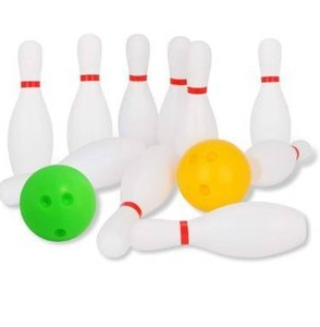 lot 100789 image: Liberry Kids Bowling Set Includes 10 Classical White Pins and 2 Balls, Suitable as Toy Gifts, Early Education, Indoor & Outdoor Games, Great for Toddler Preschoolers and School-age Child, Boys & Girls