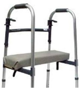 lot 100792 image: Kinsman Enterprises 81095 Walker Rest Seat, Foam Padded with Vinyl Cover, 2-34 Height, 8 Width, 24 Length