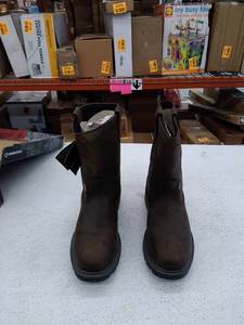 lot 29353 image: Wolverine Mens Floorhand 10in.Waterproof Wellington Boot,Dark Brown, 14 M US
