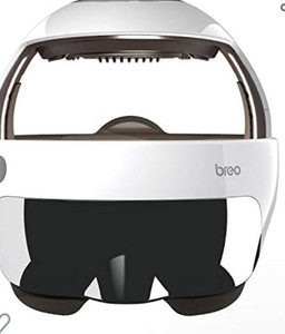 lot 29356 image: Breo iDream5s Electric Head Massager, Eye and Neck Massage Helmet