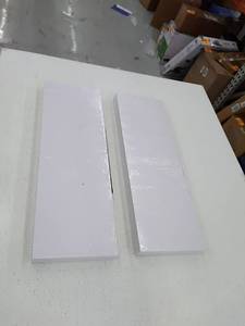 lot 29409 image: 2 - Inhabit Union Floating Wall Shelves,White