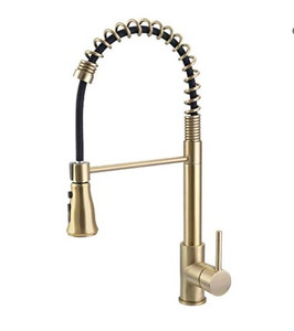 lot 29437 image: Brass Kitchen Faucet