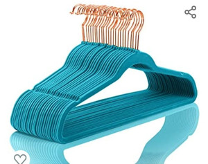lot 29460 image: Box of Premium Velvet Hangers Heavyduty Non Slip