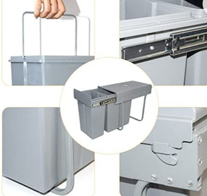 lot 29462 image: Pull Out Trash Can Under Cabinet