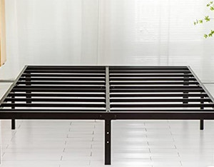 lot 29497 image: Wulanos Bed Frame 18 inch Tall, 3500lbs Heavy Duty Metal Platform,Full