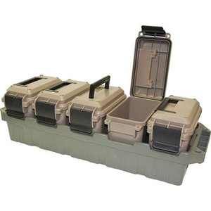 lot 29565 image: Mtm 5-Can Ammo Crate with Mini Ammo Cans