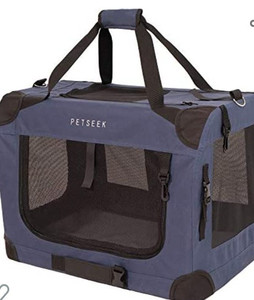 lot 29602 image: Petseek Cat Carrier Soft Sided,Extra Large