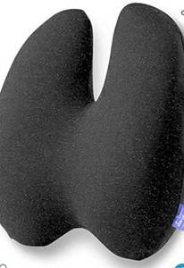 lot 29604 image: Cushion Lab Extra Dense Lumbar Pillow Patented Ergonomic Multi-Region Firm Back Support