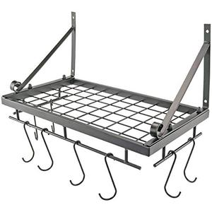 lot 29605 image: Southern Homeware Classic Pot and Pan Hanging Rack